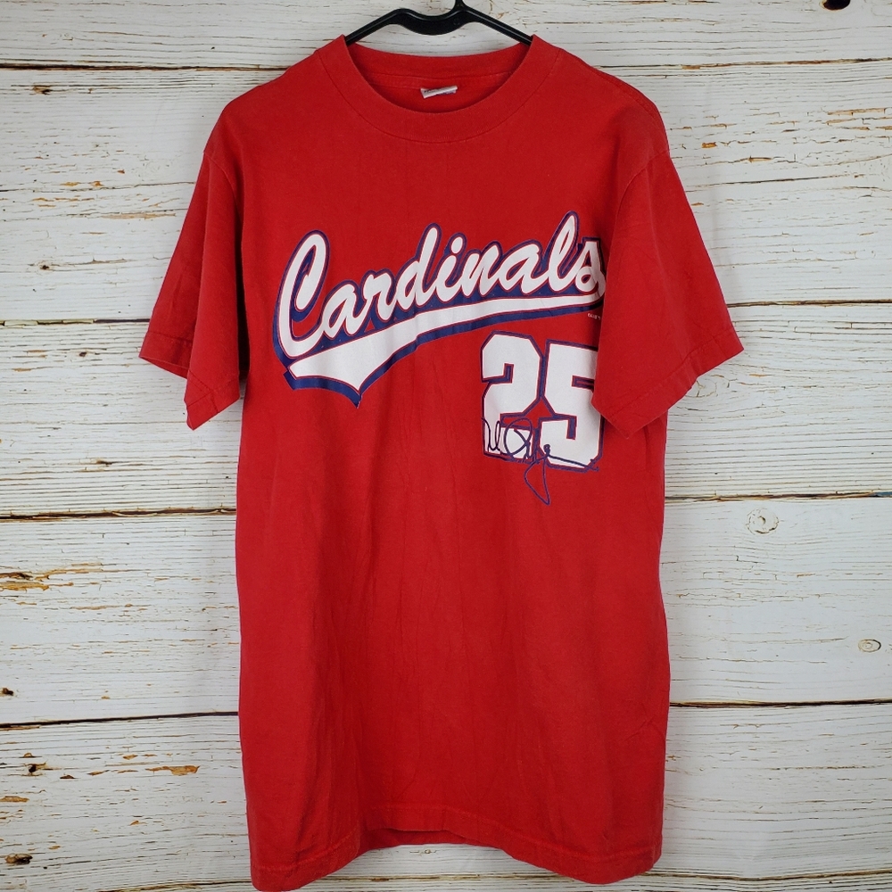 Vintage True Fan Cardinals McGuire T Shirt